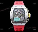 Swiss Replica KV Richard Mille RM 11-03 Red Rubber Band Flyback Chronograph Watch (1)_th.jpg